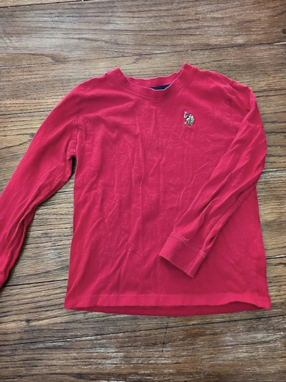 U.S. Polo Assn. Long Sleeve Top Red